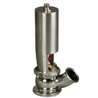 Sanitary Pneumatic Actuated Tank Bottom Valve SS316L Stainless Steel 