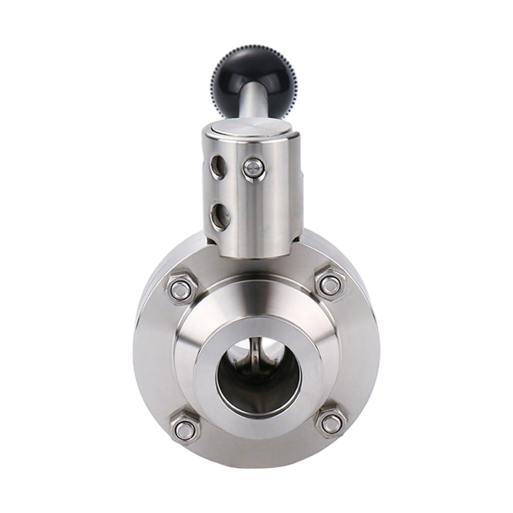 Manually ISO-KF Flanged Butterfly Valve Stainless Steel 304