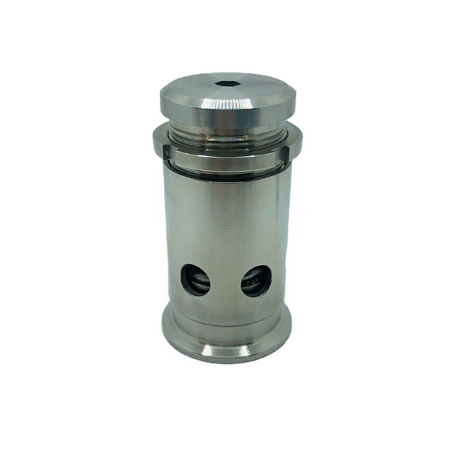 Adjustable Tri Clamp Pressure Vacuum Relief Valve Ss304 Stainless Steel 