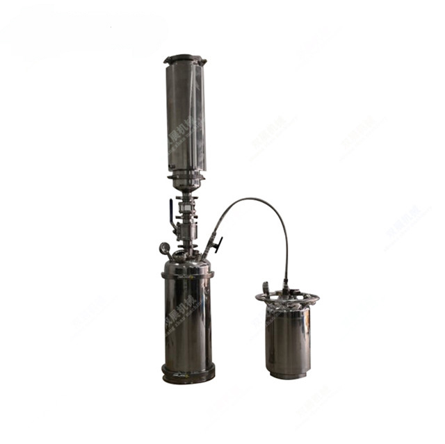Stainless Steel LB Top Fill Closed Loop Extractors with Solvent Tank