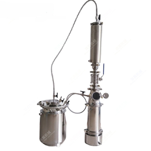 1LB Stainless Steel Jacketed Top Fill Closed Loop Extractors w/Dewaxer Column and Solvent Tank
