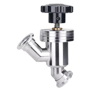 KF Manual Angle Y Type Bellows Vacuum Isolation Valve Stainless Steel 304