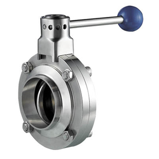Sanitary Stainless Steel Muti-Position Manual Butterfly Valve 