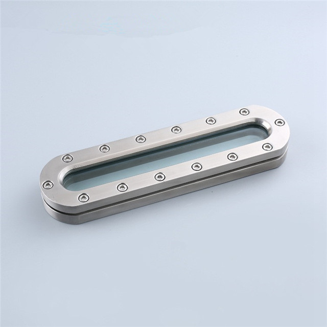 Sanitary Stainless Steel Oval Flange Sight Glass