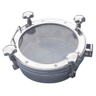 Sanitary Top Sight Glass Tank Manhole Cover 1 bar Pressure Type
