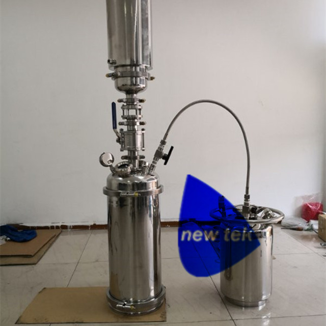 Stainless Steel LB Top Fill Closed Loop Extractors with Solvent Tank