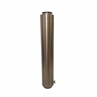 Stainless Steel Tri-Clamp Dewaxing Column w/ TC Drain