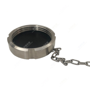 Stainless DIN11851 Sanitary Union Round Blank Nut with Seal Disc Blindmutter 