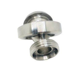 Sanitary Stainless Steel DIN Concentric Reducer Round Nut to Male Threaded 