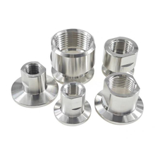 ISO-KF Flanged to BSPP Female Threaded Adapter 304SS Stainless Steel