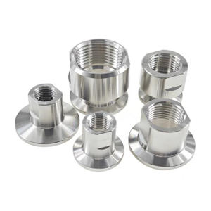 ISO-KF Flanged to BSPP Female Threaded Adapter 304SS Stainless Steel