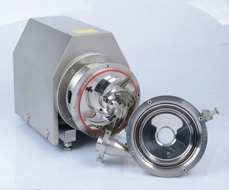 Hygienic Stainless Steel Centrifugal Pump Square Cover ABB Motor