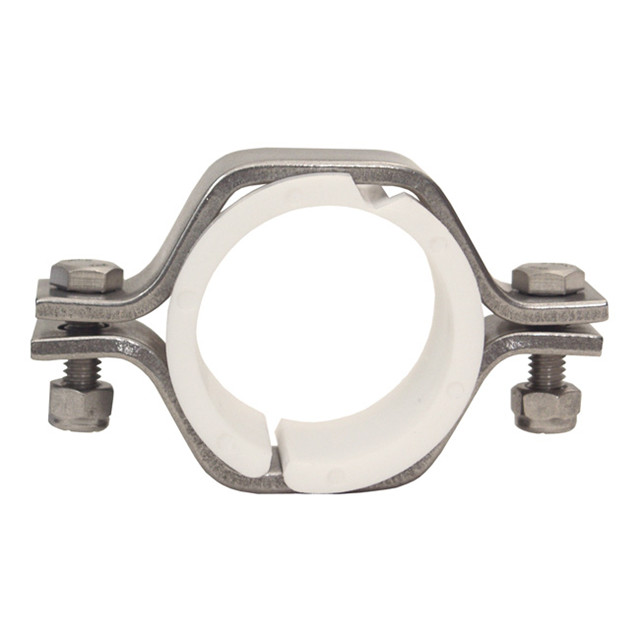 Sanitary Stainless Steel 304 Hex Tubing Hangers with PVC Insert