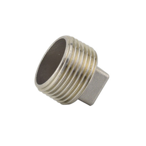 Stainless Steel Square Head Plug 150LB Threaed Fitting