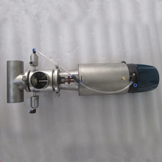 Sanitary Stainless Steel Dairy Pneumatic Mix-proof Valve with CIP Cleaning Valve