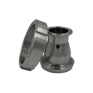 Sanitary Stainless Steel Tri-Clamp x Female DIN Adapter