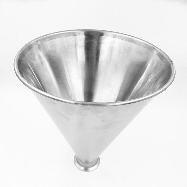 Stainless Steel Funnel Hopper Dimensions Table